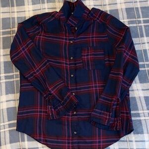 Hollister Plaid Button-Up Shirt